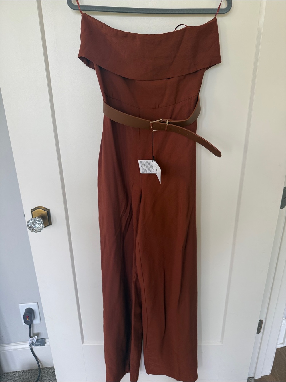 Zara Belted Sleeveless Jumpsuit - Size S